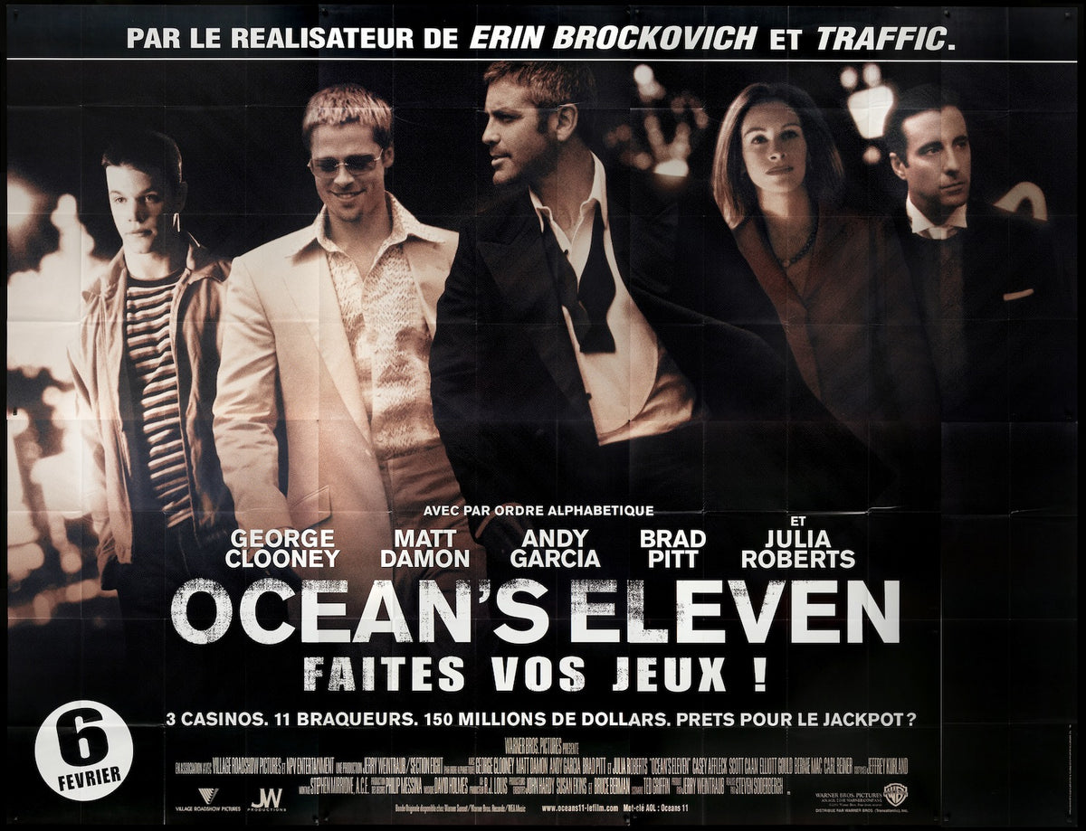 Ocean&#39;s Eleven (2001) original movie poster for sale at Original Film Art