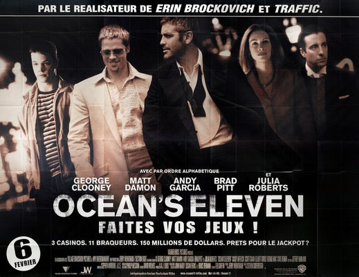 Ocean's Eleven (2001) original movie poster for sale at Original Film Art
