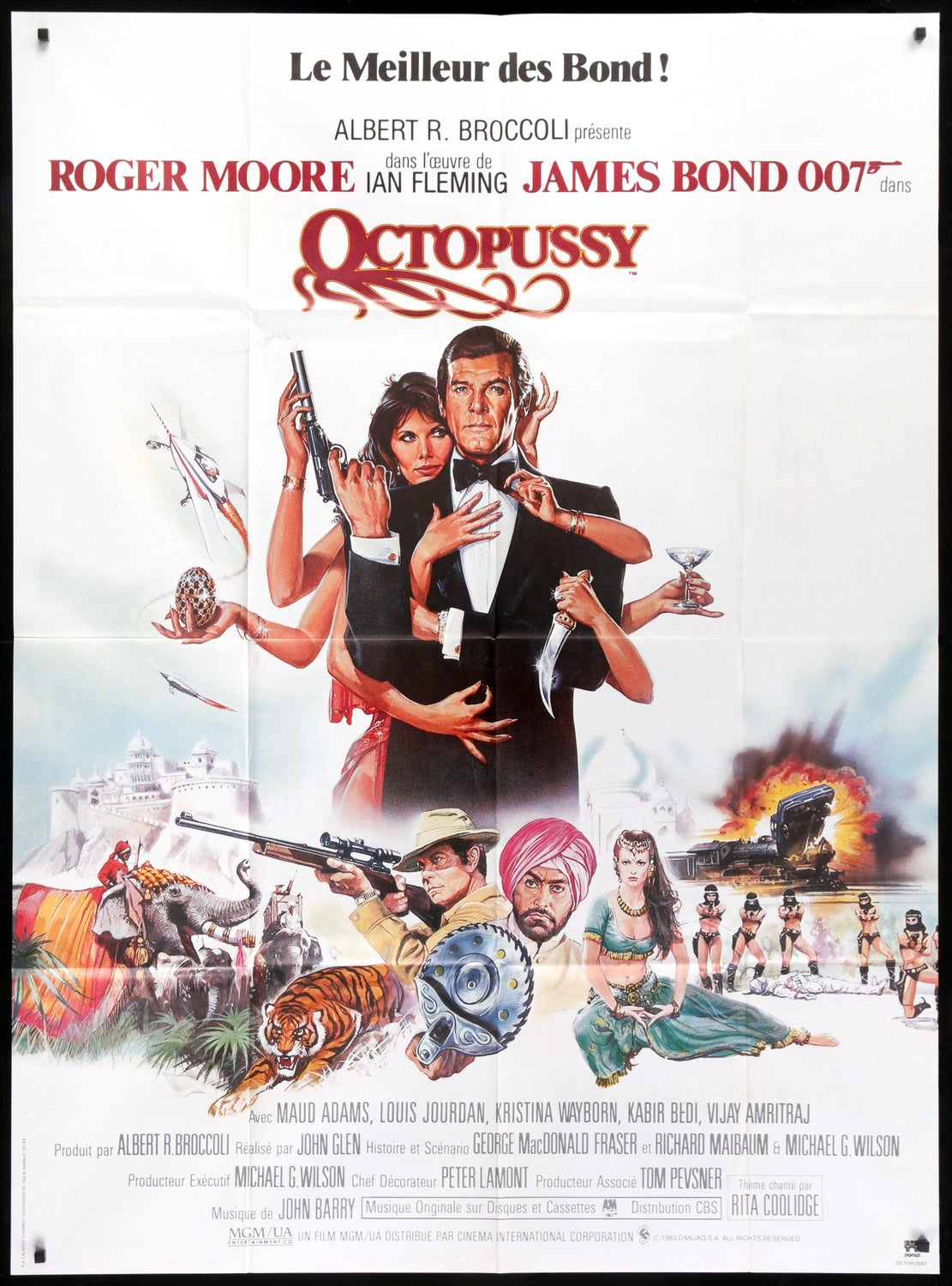 Octopussy (1983) original movie poster for sale at Original Film Art - Vintage Movie Posters