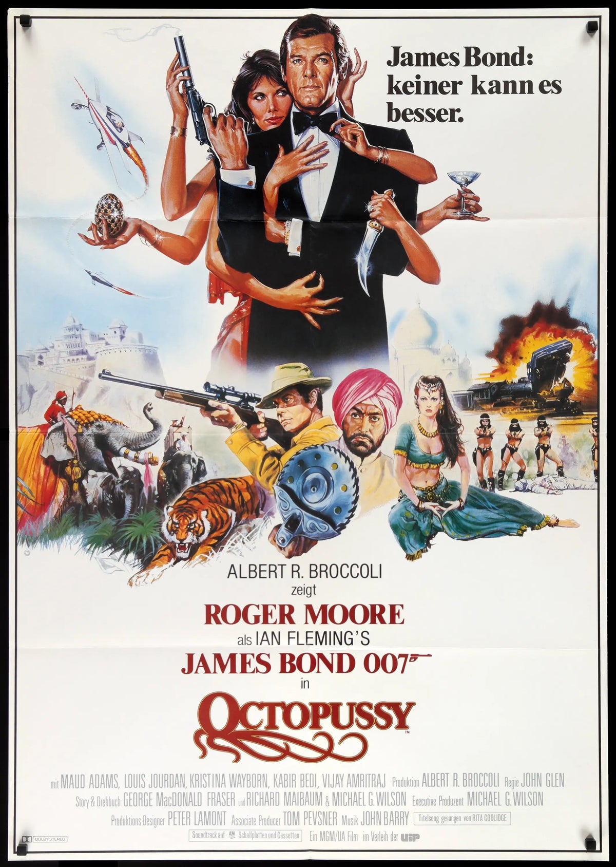 Octopussy (1983) original movie poster for sale at Original Film Art - Vintage Movie Posters