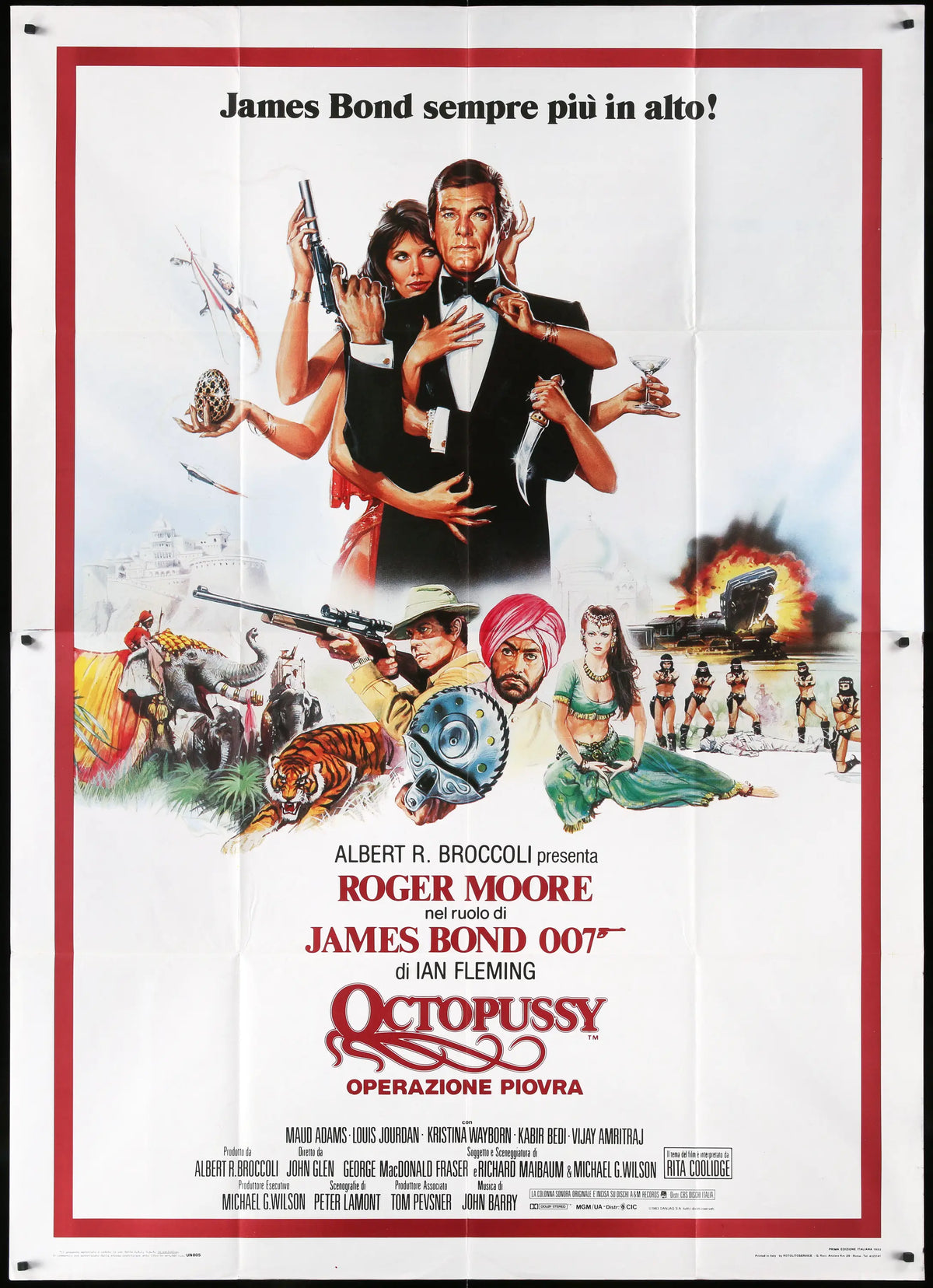 Octopussy (1983) original movie poster for sale at Original Film Art - Vintage Movie Posters
