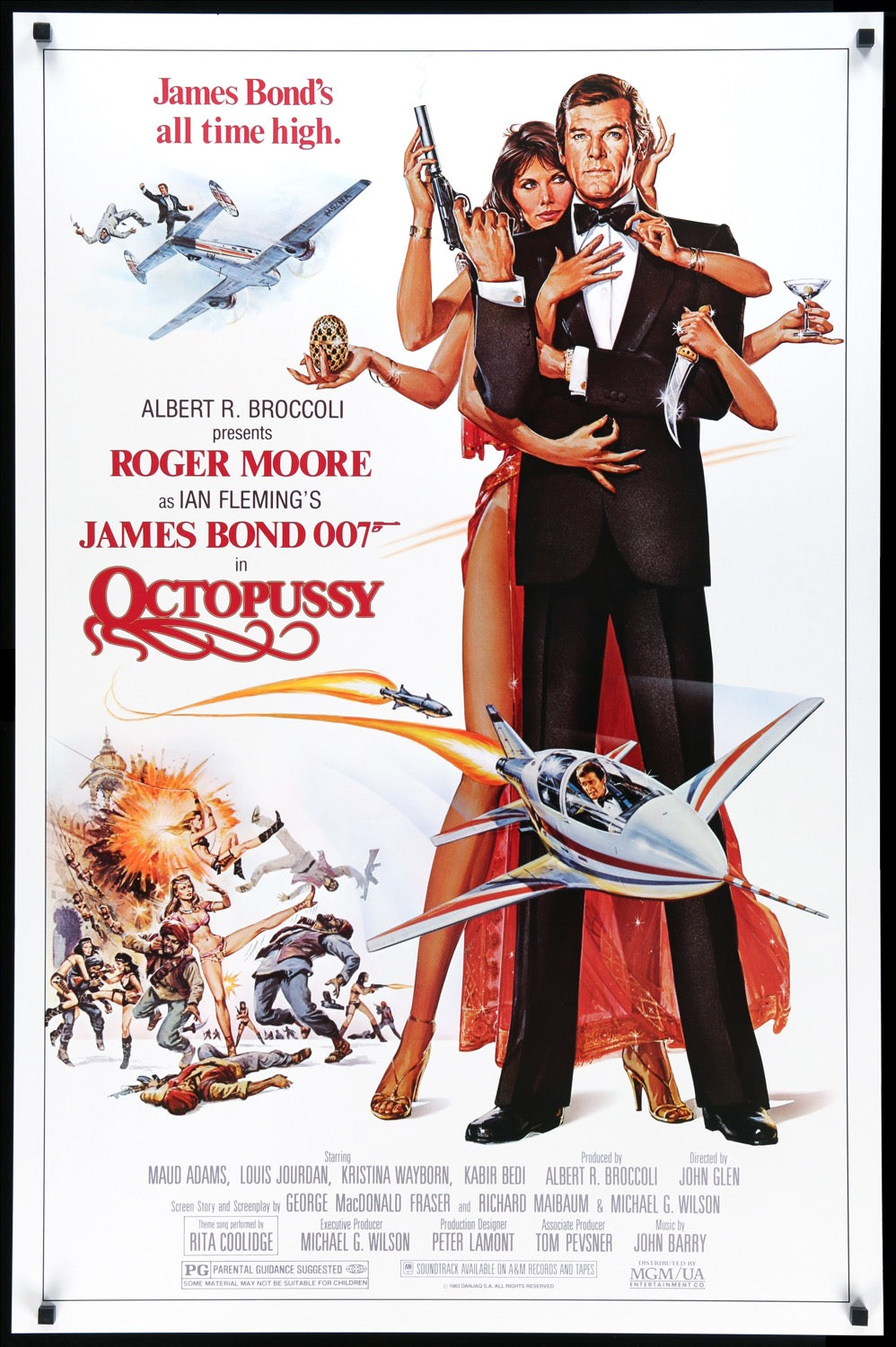 Octopussy (1983) original movie poster for sale at Original Film Art - Vintage Movie Posters