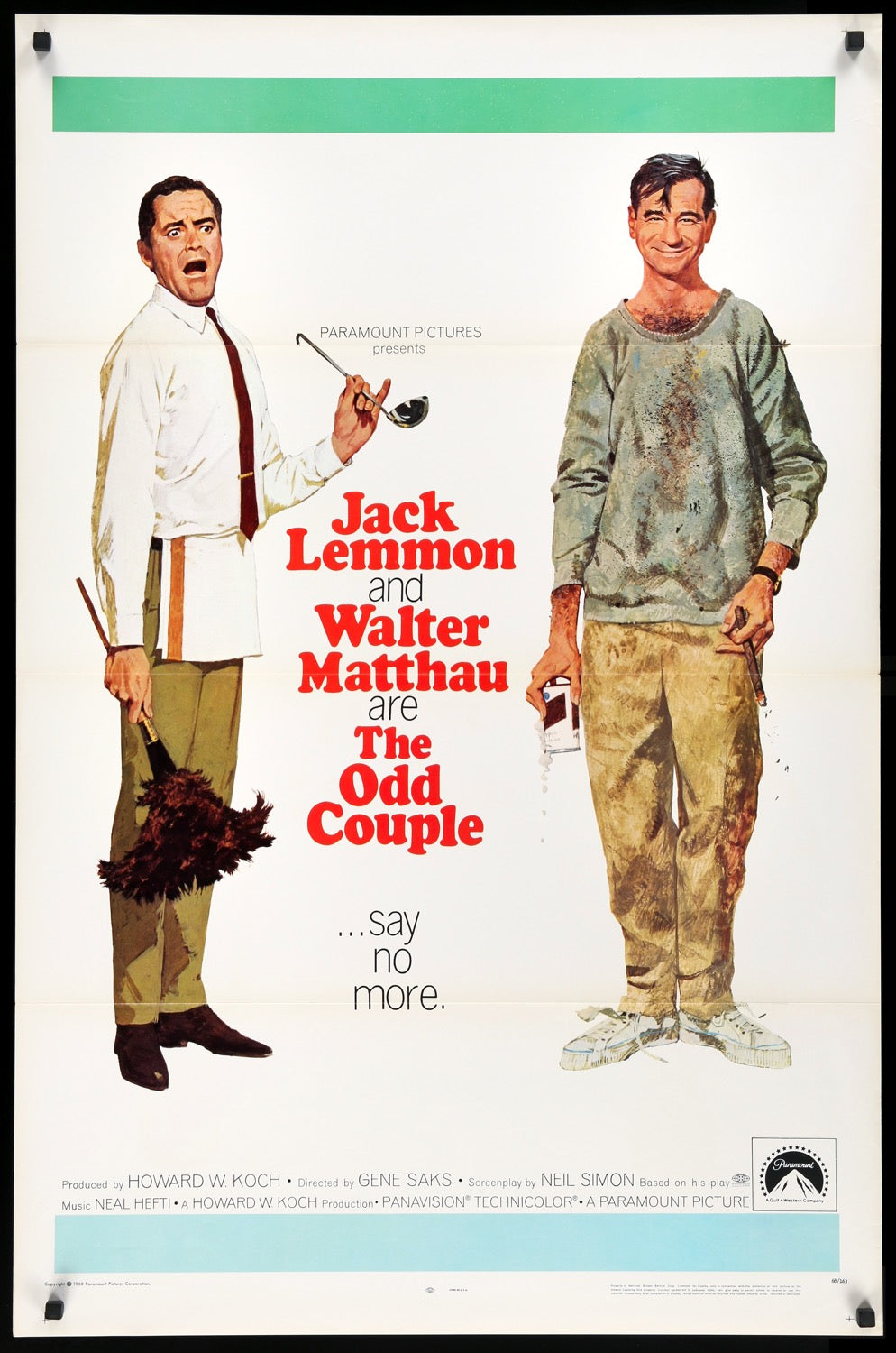 Odd Couple (1968) original movie poster for sale at Original Film Art - Vintage Movie Posters