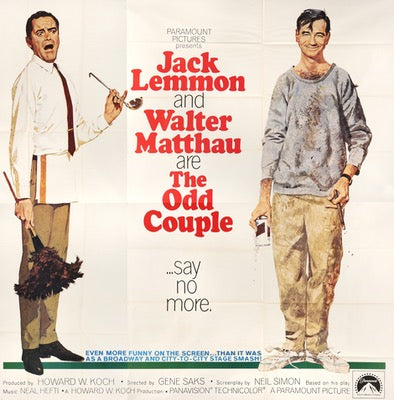 Odd Couple (1968) original movie poster for sale at Original Film Art