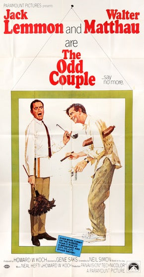 Odd Couple (1968) original movie poster for sale at Original Film Art - Vintage Movie Posters