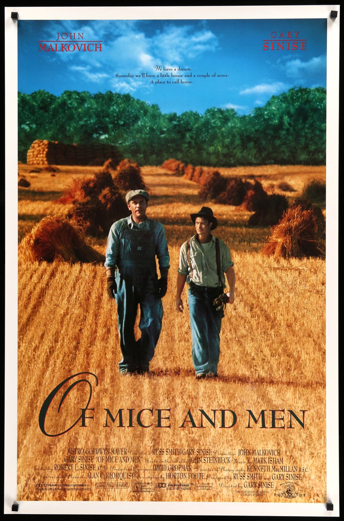 Of Mice and Men (1992) original movie poster for sale at Original Film Art