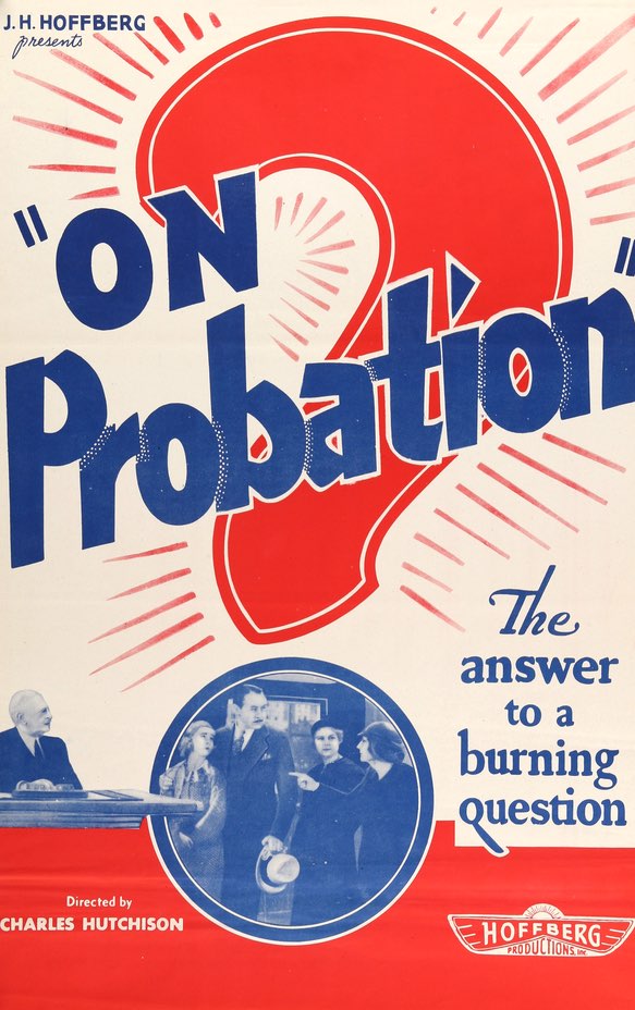 On Probation (1935) original movie poster for sale at Original Film Art