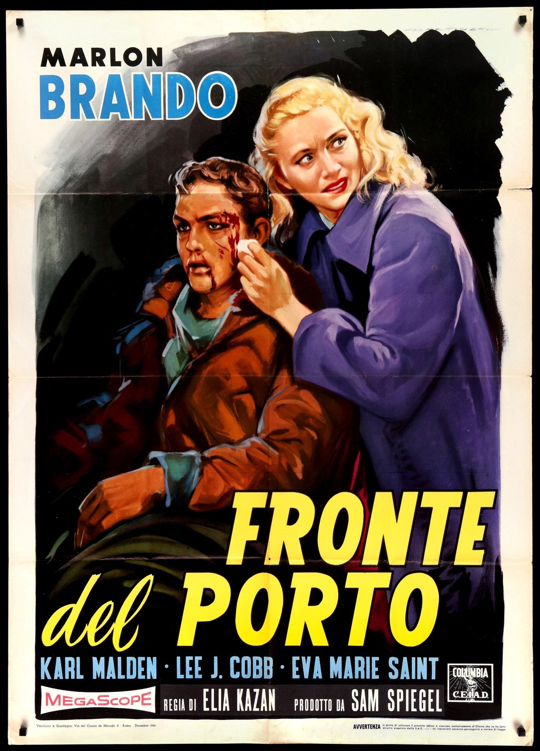 On the Waterfront (1954) original movie poster for sale at Original Film Art - Vintage Movie Posters