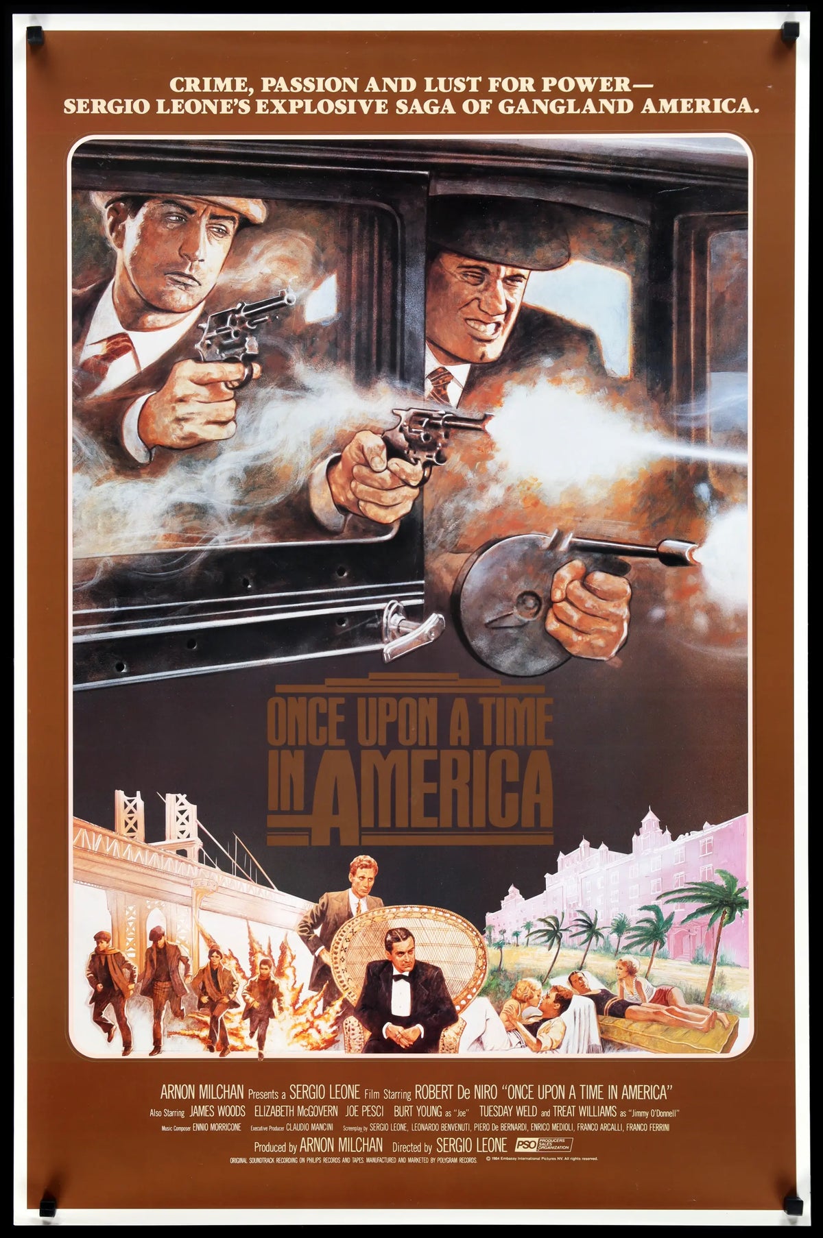 Once Upon a Time in America (1984) original movie poster for sale at Original Film Art - Vintage Movie Posters