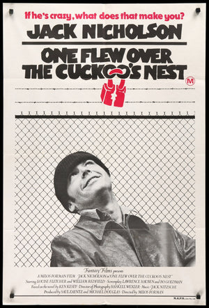 One Flew Over the Cuckoo's Nest (1975) original movie poster for sale at Original Film Art