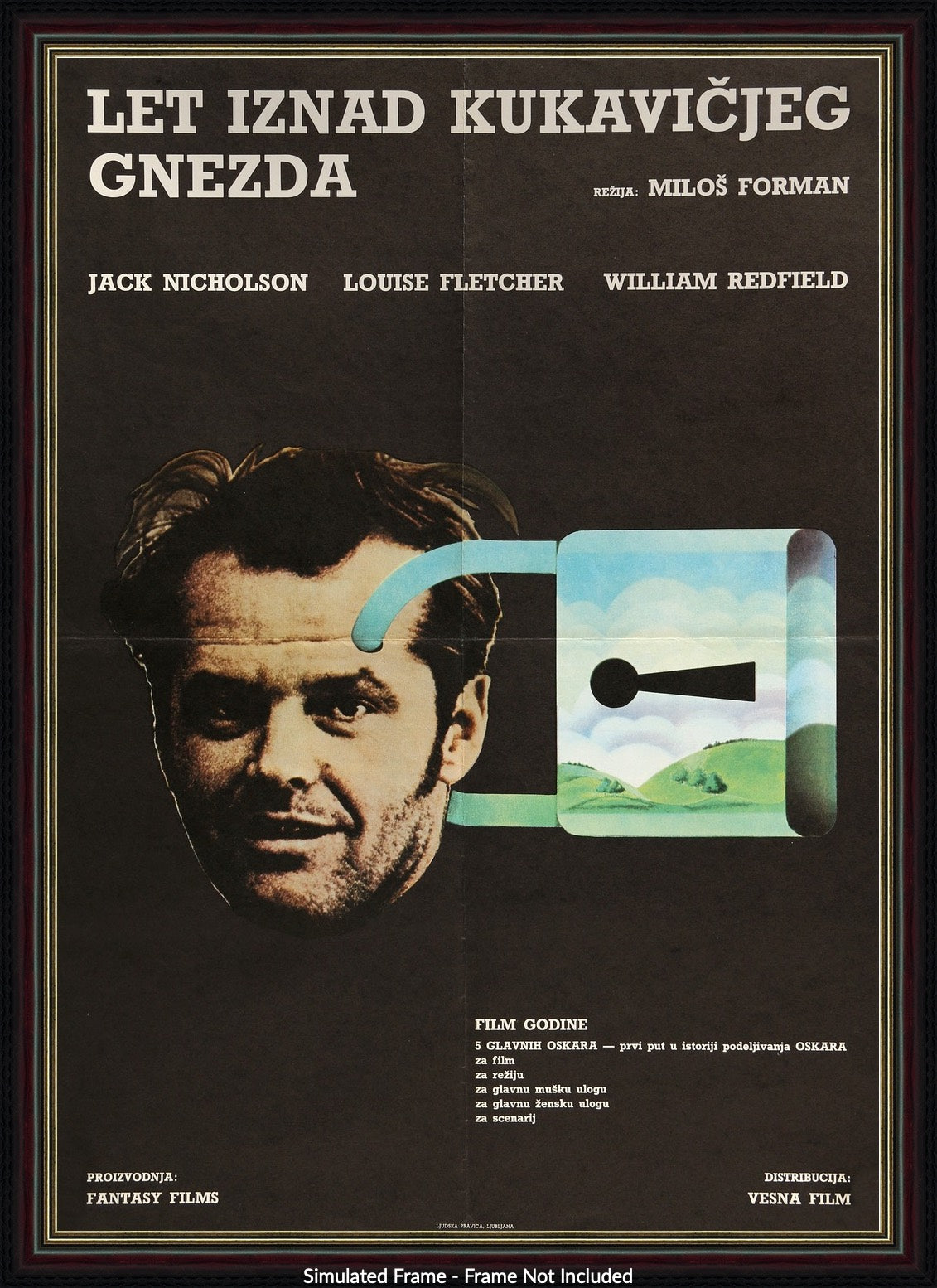 One Flew Over the Cuckoo's Nest (1975) original movie poster for sale at Original Film Art - Vintage Movie Posters