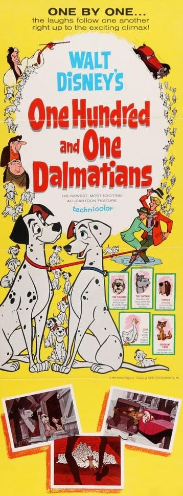 101 Dalmatians (1961) original movie poster for sale at Original Film Art - Vintage Movie Posters