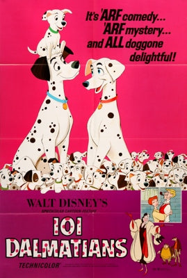 101 Dalmatians (1961) original movie poster for sale at Original Film Art - Vintage Movie Posters