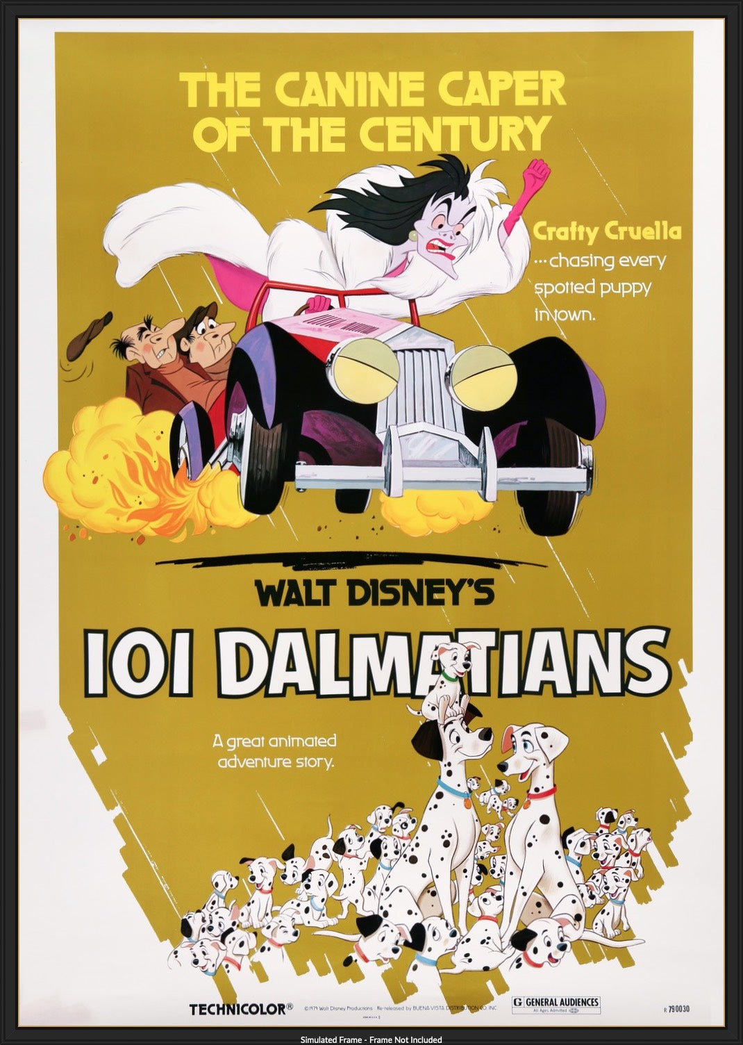 101 Dalmatians (1961) original movie poster for sale at Original Film Art