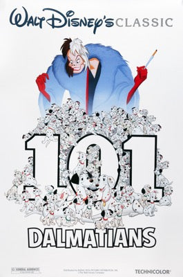 101 Dalmatians (1961) original movie poster for sale at Original Film Art - Vintage Movie Posters