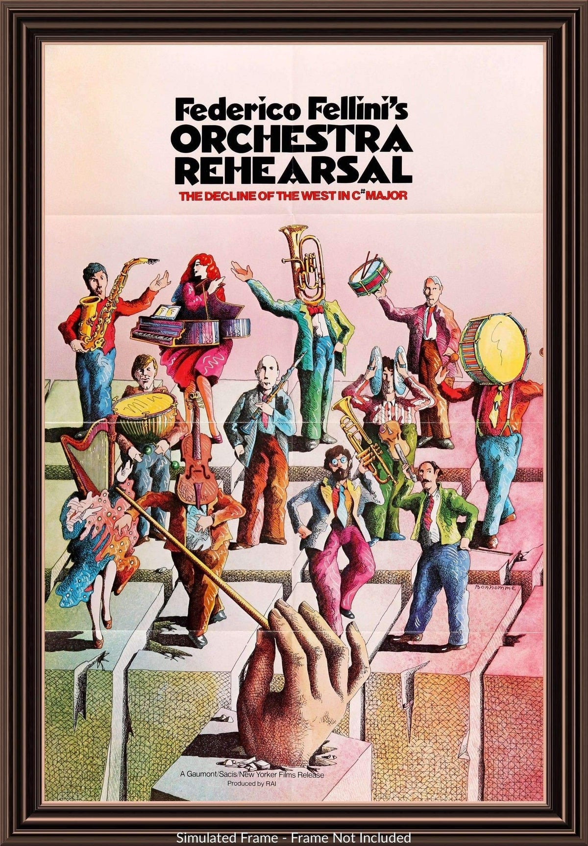 Orchestra Rehearsal (1979) original movie poster for sale at Original Film Art - Vintage Movie Posters