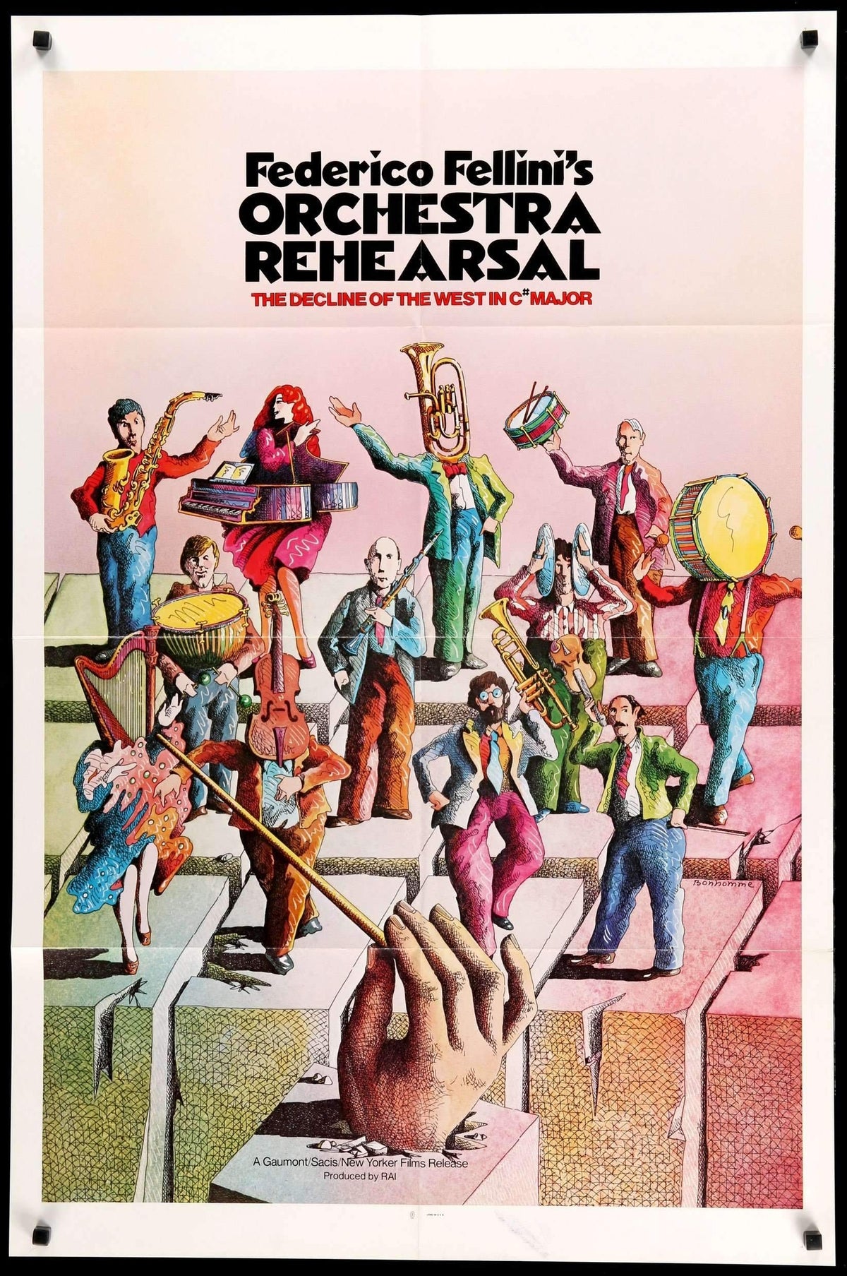Orchestra Rehearsal (1979) original movie poster for sale at Original Film Art