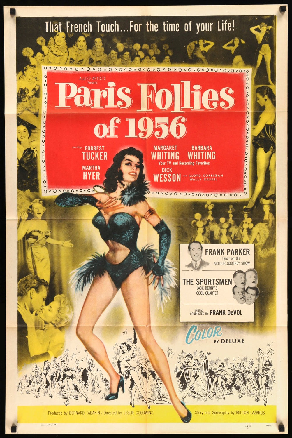 Paris Follies of 1956 (1955) original movie poster for sale at Original Film Art - Vintage Movie Posters