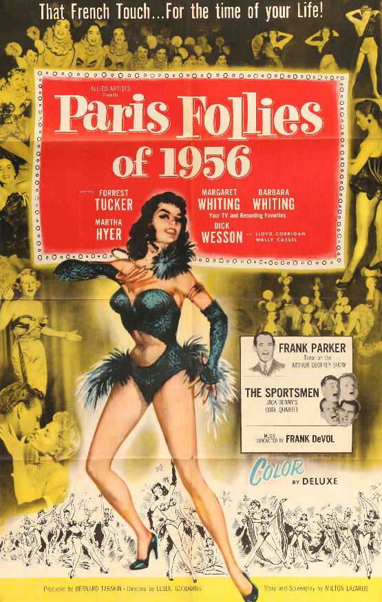 Paris Follies of 1956 (1955) original movie poster for sale at Original Film Art