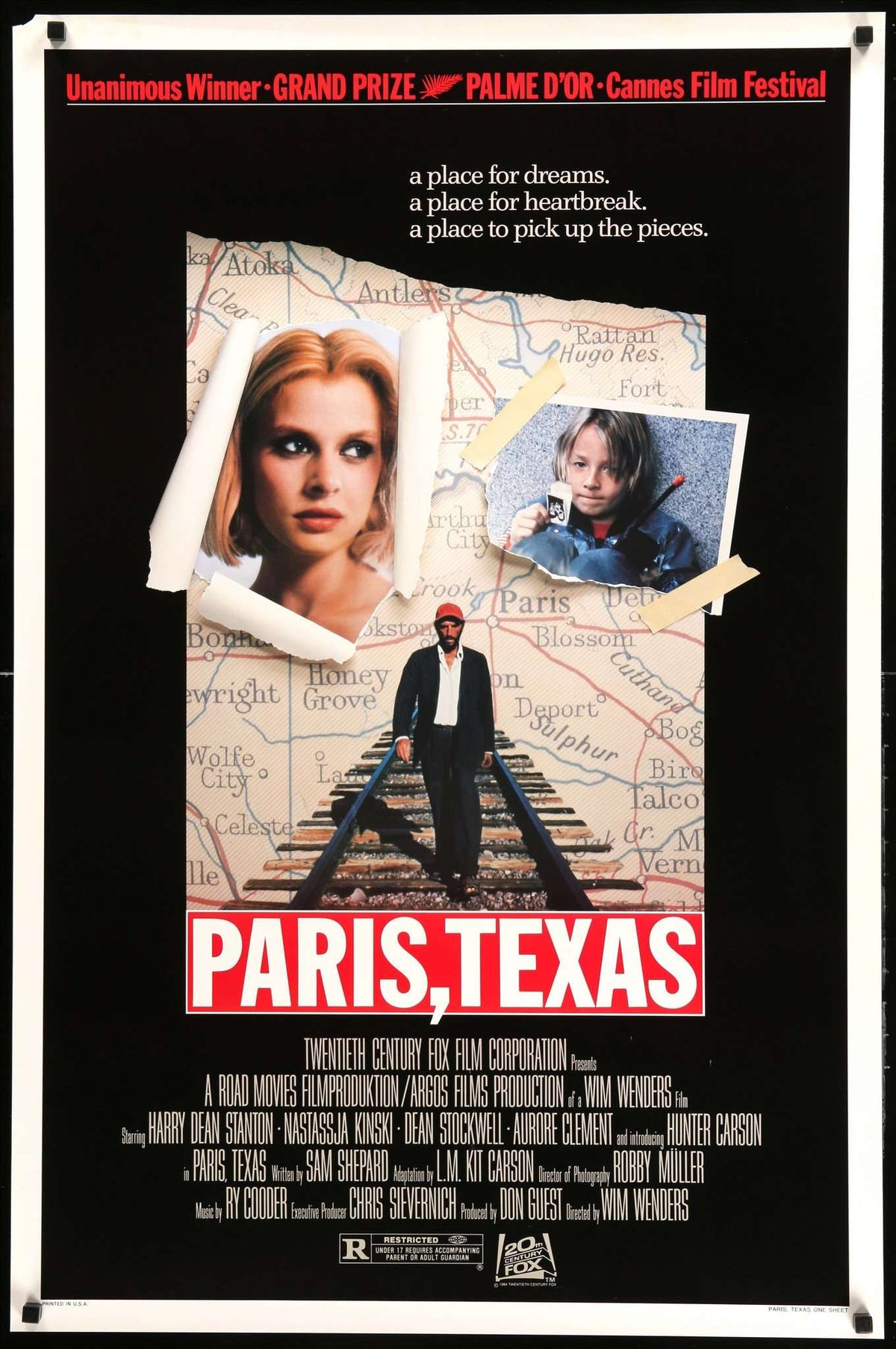 Paris, Texas (1984) original movie poster for sale at Original Film Art - Vintage Movie Posters
