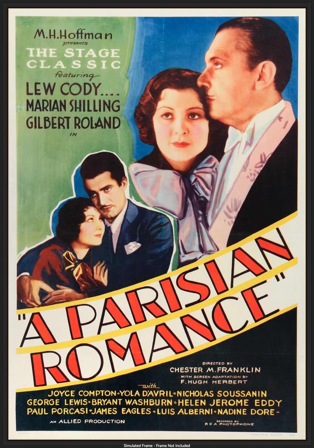 Parisian Romance (1932) original movie poster for sale at Original Film Art