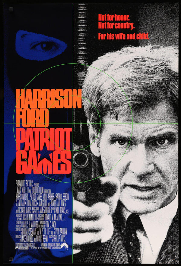 パトリオット・ゲーム　USオリジナル映画ポスター patriot_games_1992_original_fi