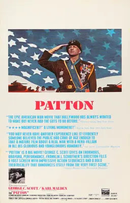Patton (1970) original movie poster for sale at Original Film Art - Vintage Movie Posters