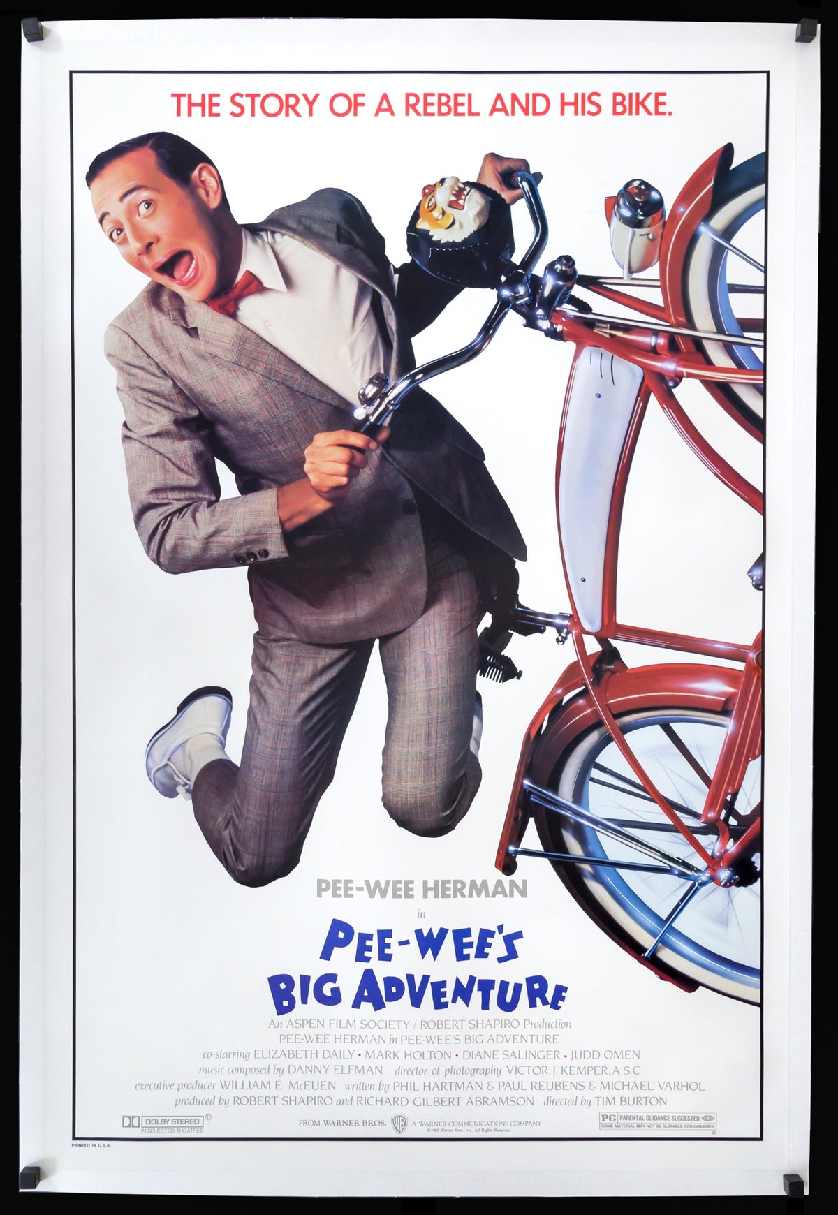 Pee-Wee&#39;s Big Adventure (1985) original movie poster for sale at Original Film Art