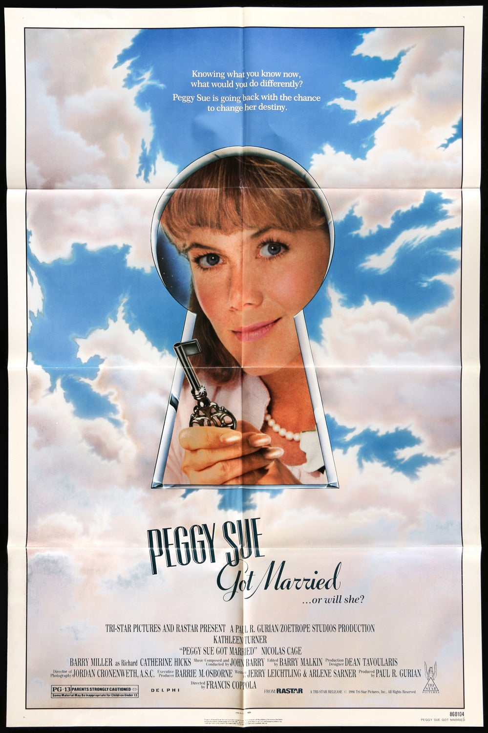 Peggy Sue Got Married (1986) original movie poster for sale at Original Film Art
