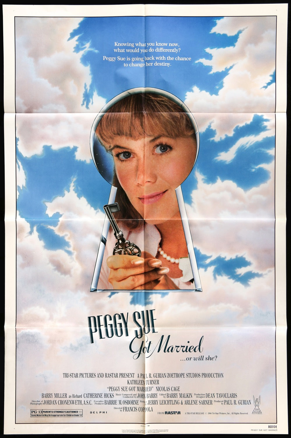 Peggy Sue Got Married (1986) original movie poster for sale at Original Film Art - Vintage Movie Posters