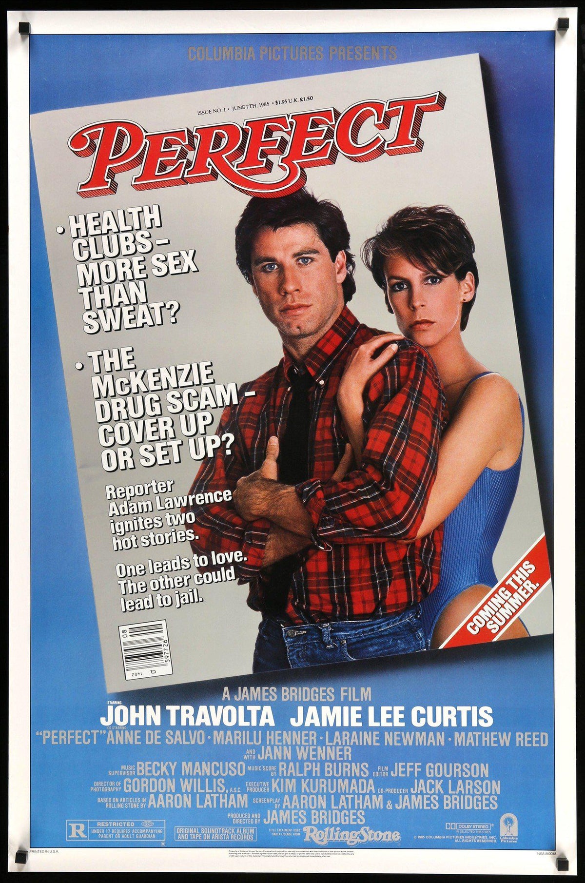 Perfect (1985) original movie poster for sale at Original Film Art