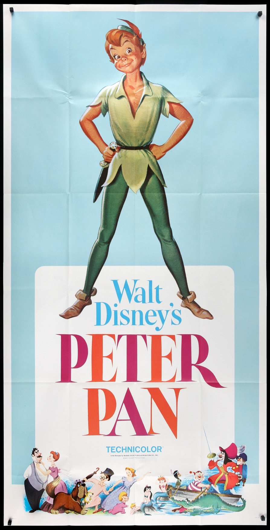 Peter Pan (1953) original movie poster for sale at Original Film Art - Vintage Movie Posters