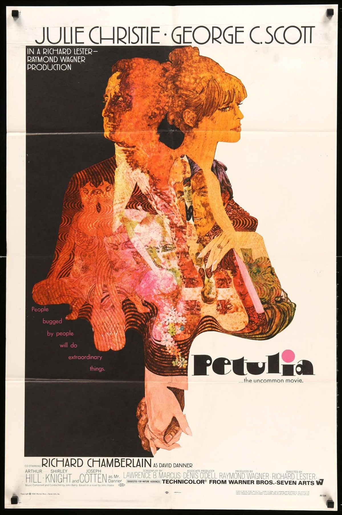 Petulia (1968) original movie poster for sale at Original Film Art