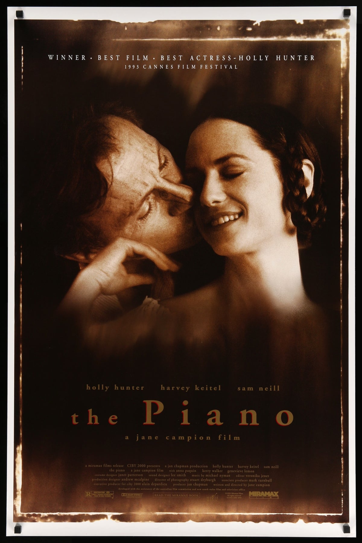 Piano (1993) original movie poster for sale at Original Film Art
