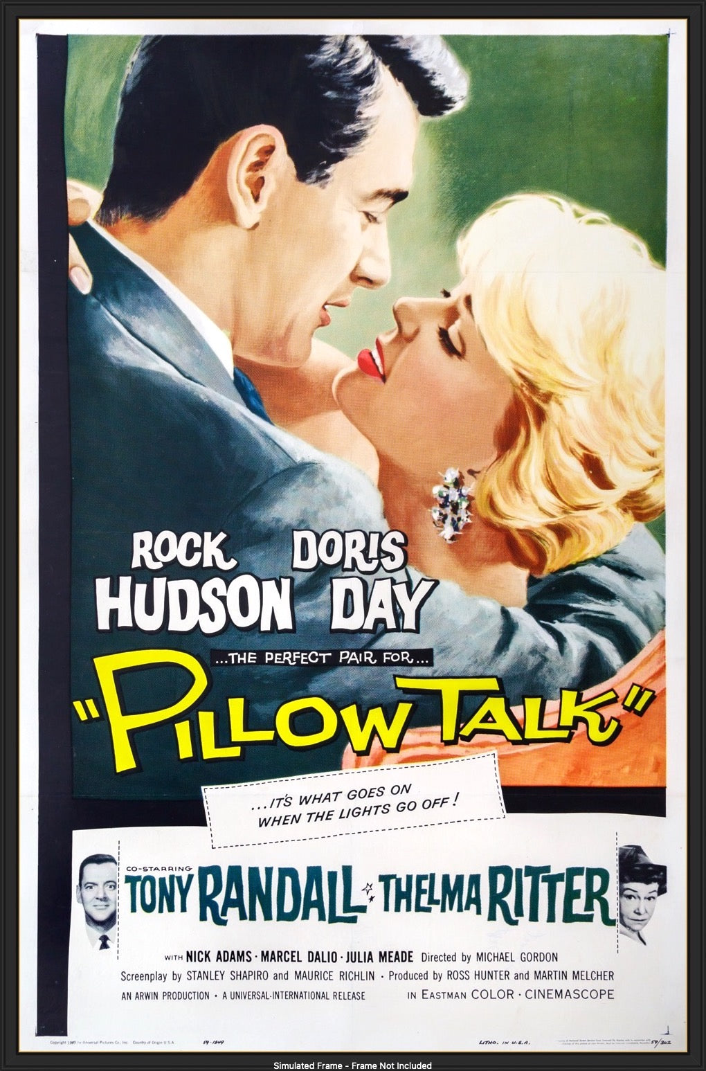 Pillow Talk (1959) original movie poster for sale at Original Film Art