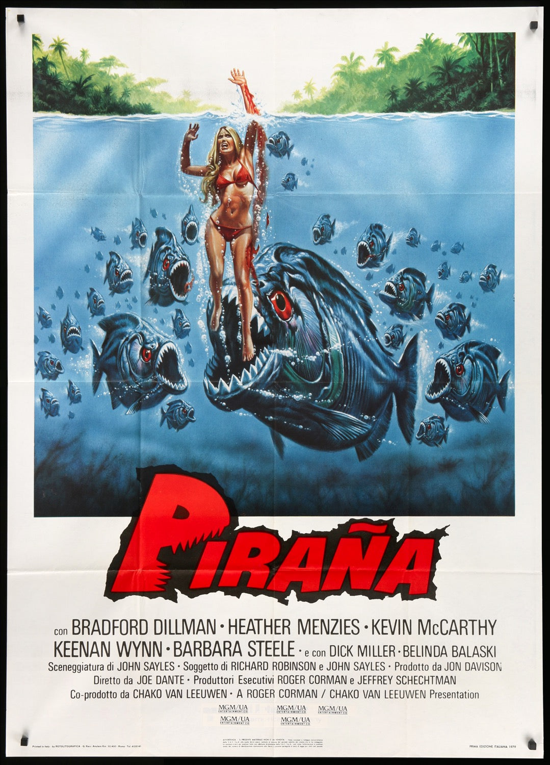Piranha (1978) original movie poster for sale at Original Film Art - Vintage Movie Posters