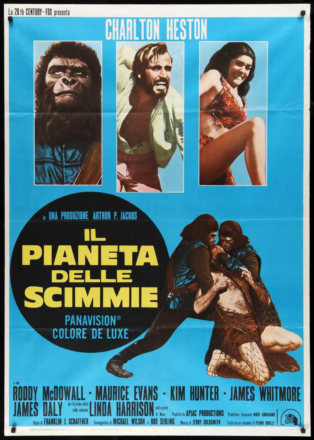 Planet of the Apes (1968) original movie poster for sale at Original Film Art - Vintage Movie Posters