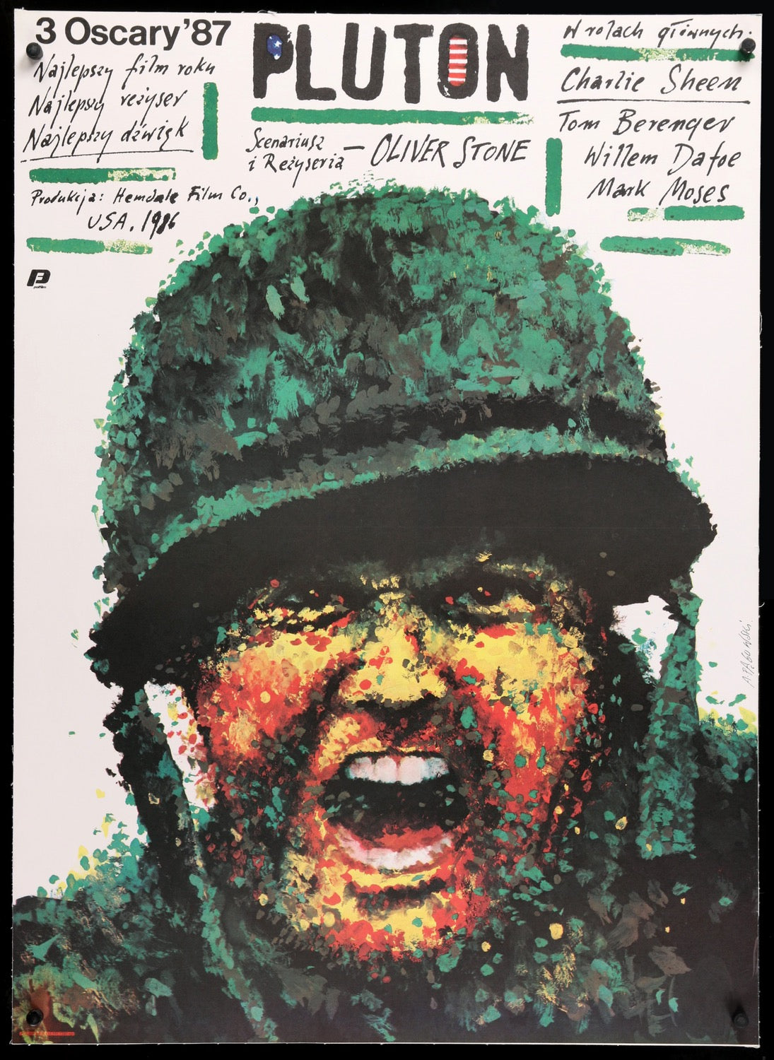 Platoon (1986) original movie poster for sale at Original Film Art - Vintage Movie Posters