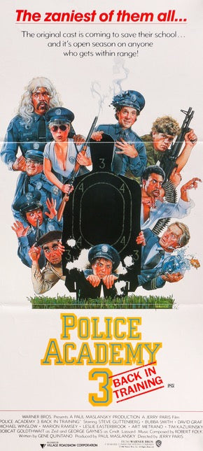 Police Academy 3: Back in Training (1986) original movie poster for sale at Original Film Art