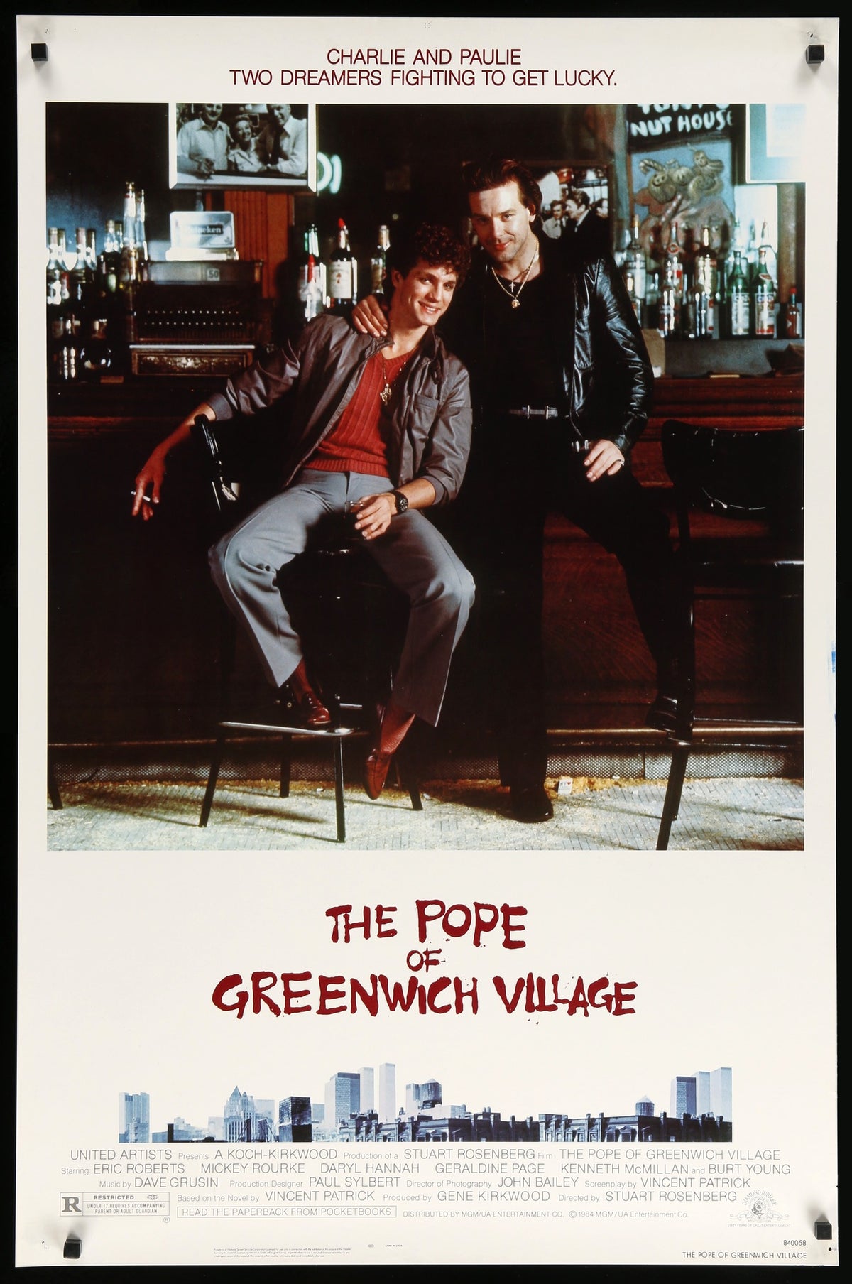 Pope of Greenwich Village (1984) original movie poster for sale at Original Film Art