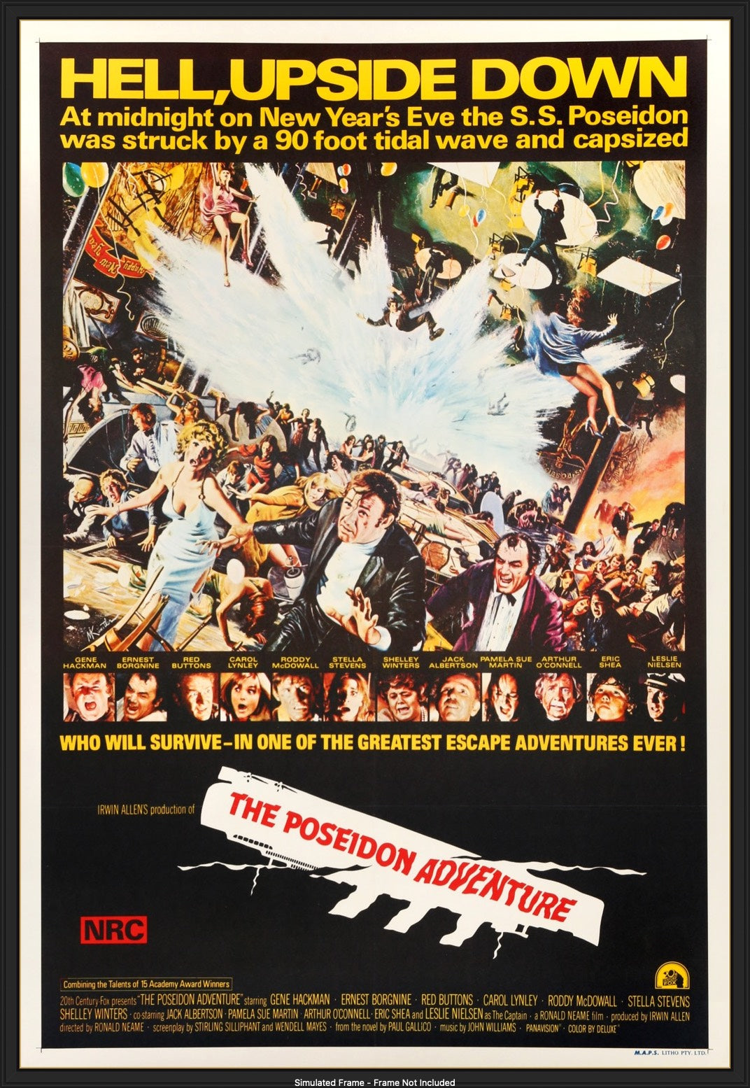 Poseidon Adventure (1972) original movie poster for sale at Original Film Art