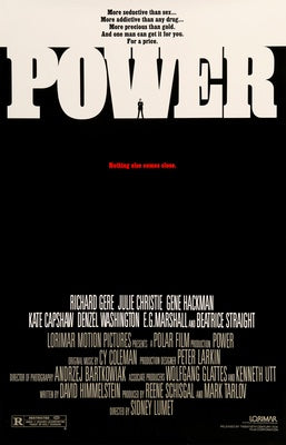 Power (1986) original movie poster for sale at Original Film Art - Vintage Movie Posters