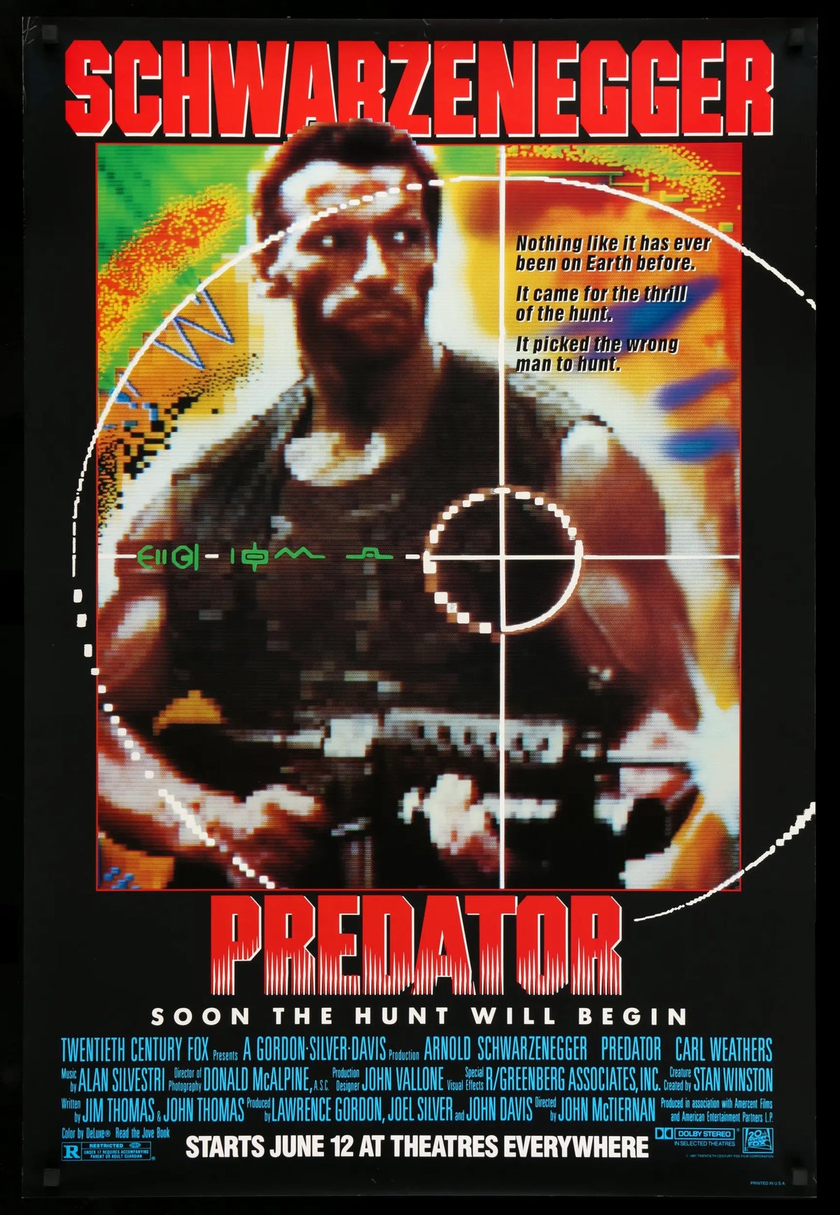 Predator (1987) original movie poster for sale at Original Film Art - Vintage Movie Posters