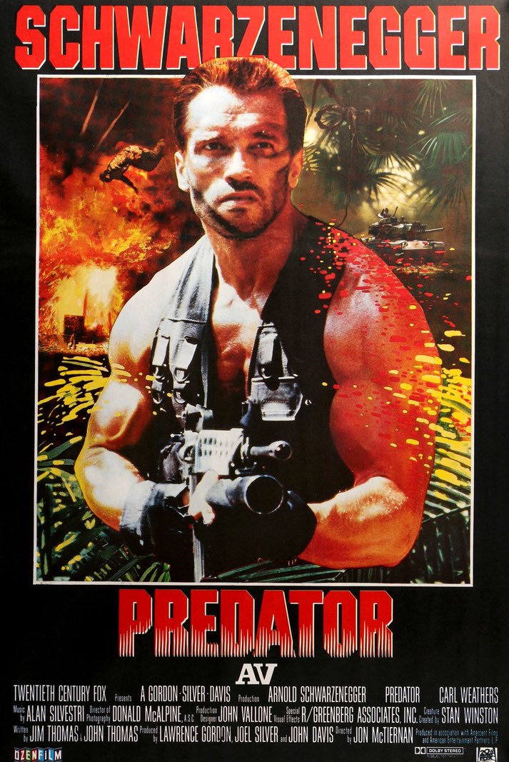Predator (1987) original movie poster for sale at Original Film Art - Vintage Movie Posters