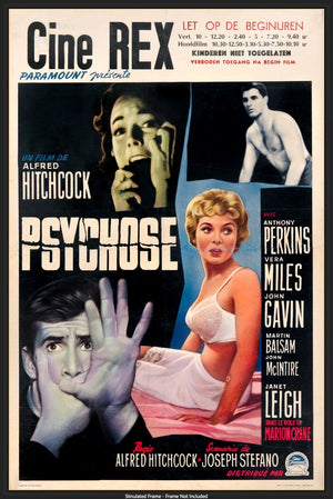 Psycho (1960) original movie poster for sale at Original Film Art