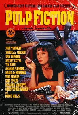 Pulp Fiction (1994) original movie poster for sale at Original Film Art - Vintage Movie Posters