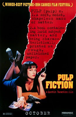 Pulp Fiction (1994) Original Teaser One-Sheet Movie Poster