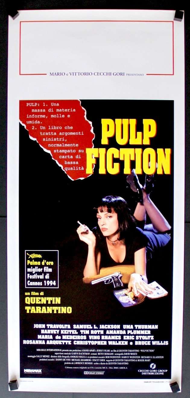 Pulp Fiction (1994) original movie poster for sale at Original Film Art - Vintage Movie Posters