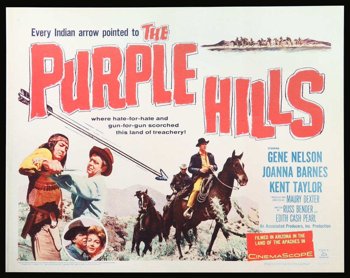 Purple Hills (1961) original movie poster for sale at Original Film Art - Vintage Movie Posters