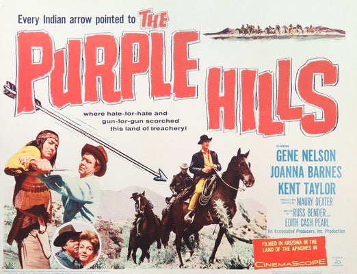 Purple Hills (1961) original movie poster for sale at Original Film Art - Vintage Movie Posters